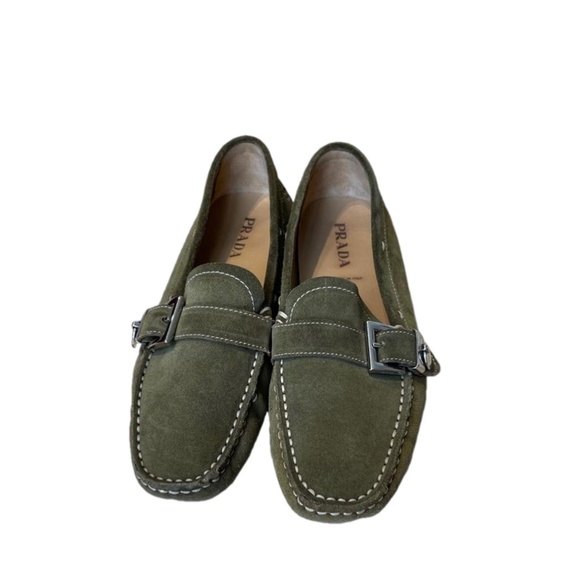 PRADA SUEDE LOAFERS - Picture 4 of 11